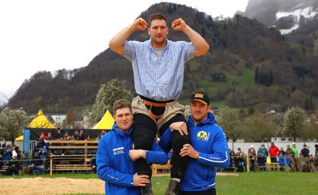 Armon Orlik schwang am ROVS in Trübbach in einer anderen Liga