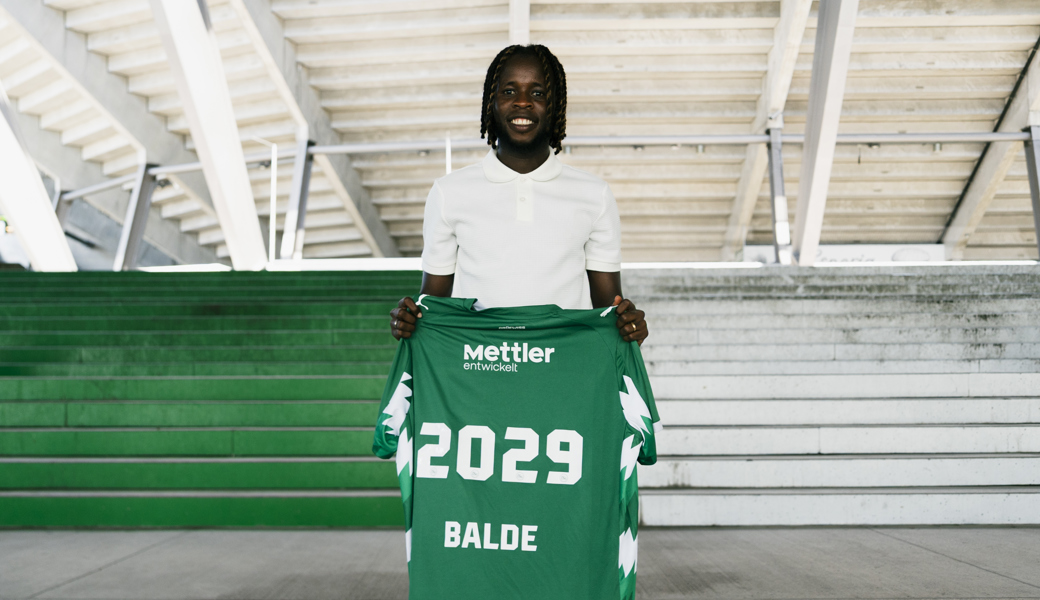 Der FC St. Gallen bindet Stürmer Aliou Baldé bis 2029 an den Verein