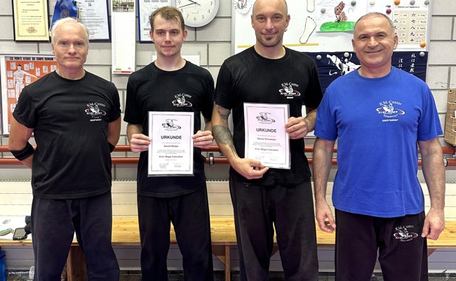 Zwei neue Instruktoren für Krav Maga Center Ostschweiz