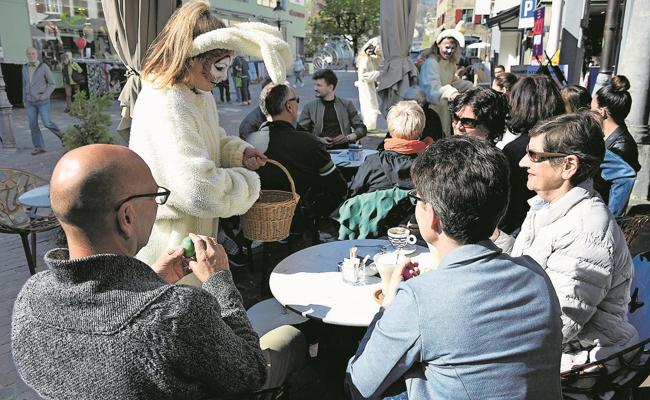 Beim Osterhasen stockte der Verkehr