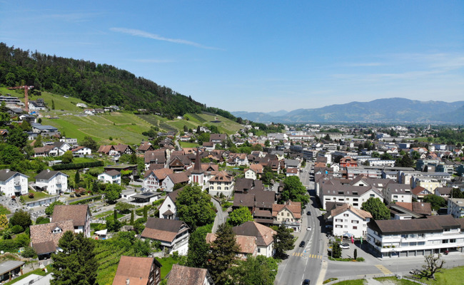 Hauptstrasse in Balgach ab Dienstag  teilweise gesperrt