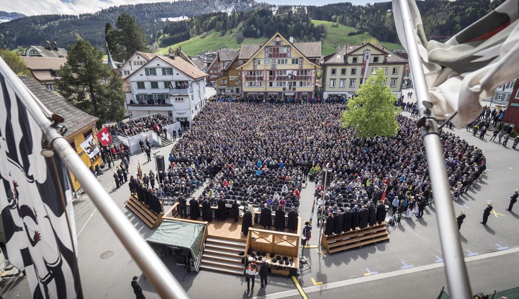 Dieses Jahr im August, statt Ende April: Landsgemeinde von Appenzell Innerrhoden.