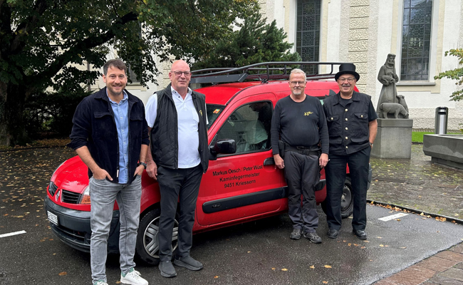 Führungswechsel beim Kaminfegergeschäft der Gemeinden Eichberg und Oberriet