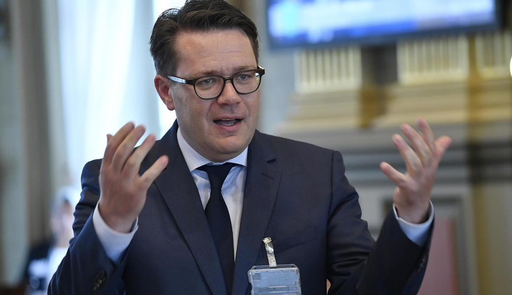 Regierungsrat Benedikt Würth, Vorsteher des Finanzdepartements des Kantons St.Gallen.