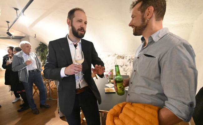 Bilder vom Empfang für Alex Arnold im Burgkeller