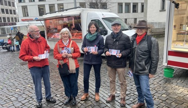 SP Rheintal war mit Bettina Surber am Markt vertreten