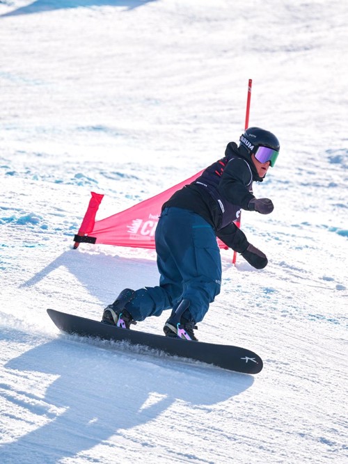 Phil Olschewski im Einsatz am Hoch-Ybrig.