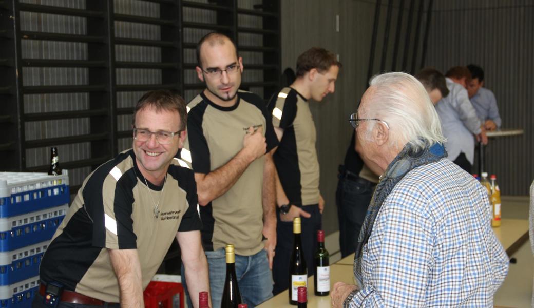 Der Feuerwehrverein besorgte die Festwirtschaft.