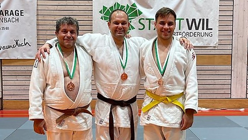Erfolgreiche Elite-Judokas (v.l.): Bayram Esebali, Christian Kamber und Yury Molodtsov. Erfolgreiche Elite-Judokas (v.l.): Bayram Esebali, Christian Kamber und Yury Molodtsov.
