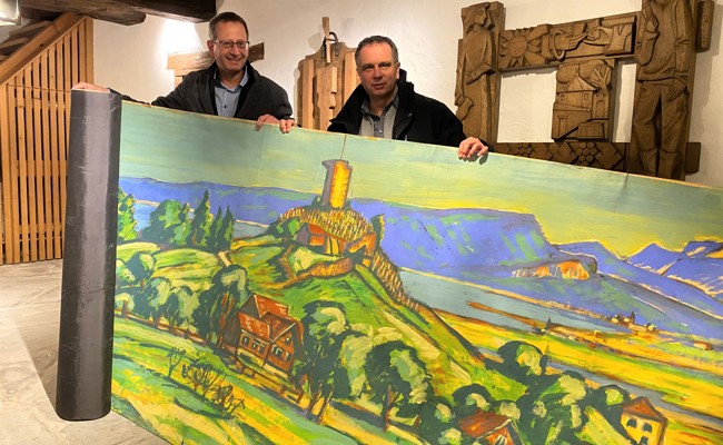 Ein grosses Herzig-Bild tritt den Heimweg an