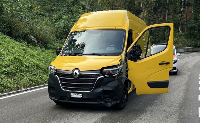 Zuerst der Päckli-Zustellerin den Lieferwagen geklaut, dann verunfallt