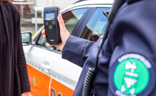 Atemkontrolle zeigte positiven Wert - Weiterfahrt untersagt