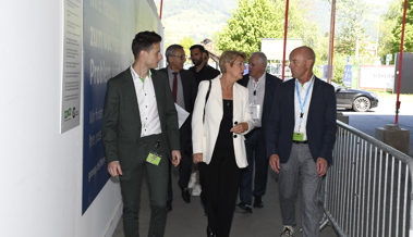 Karin Keller-Sutter kehrt als Bundesrätin an die Rhema zurück