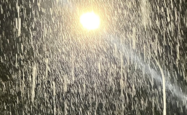 Die Sensation Schnee auf Instagram und das britische Gespräch