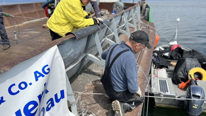Neues Tauchteam soll das Dampfschiff Säntis aus dem Bodensee bergen
