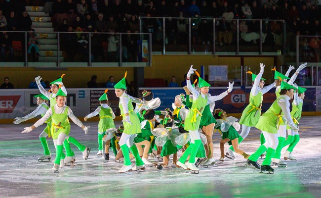 Das Eis-Festival in Widnau bietet einen Mix aus Sport und Glamour