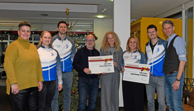 Erlös aus dem Entenrennen an Nachwuchs vom TV Widnau und Verein Swiss Cross gespendet