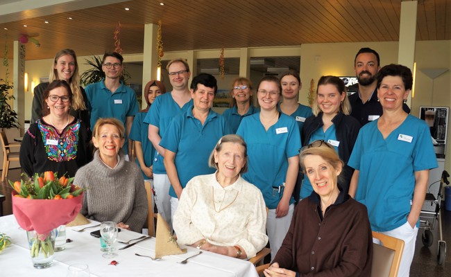 Lucia Hutter feierte ihren 101. Geburtstag im Verahus