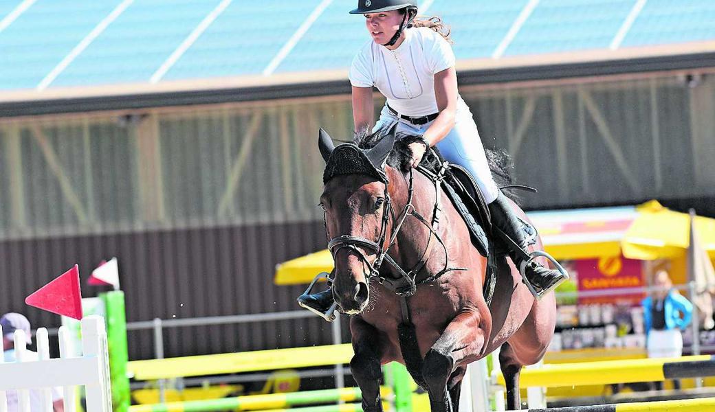Beste Rheintalerin im 120-cm-Springen: Romina Rohner, Oberriet. Beste Rheintalerin im 120-cm-Springen: Romina Rohner, Oberriet.