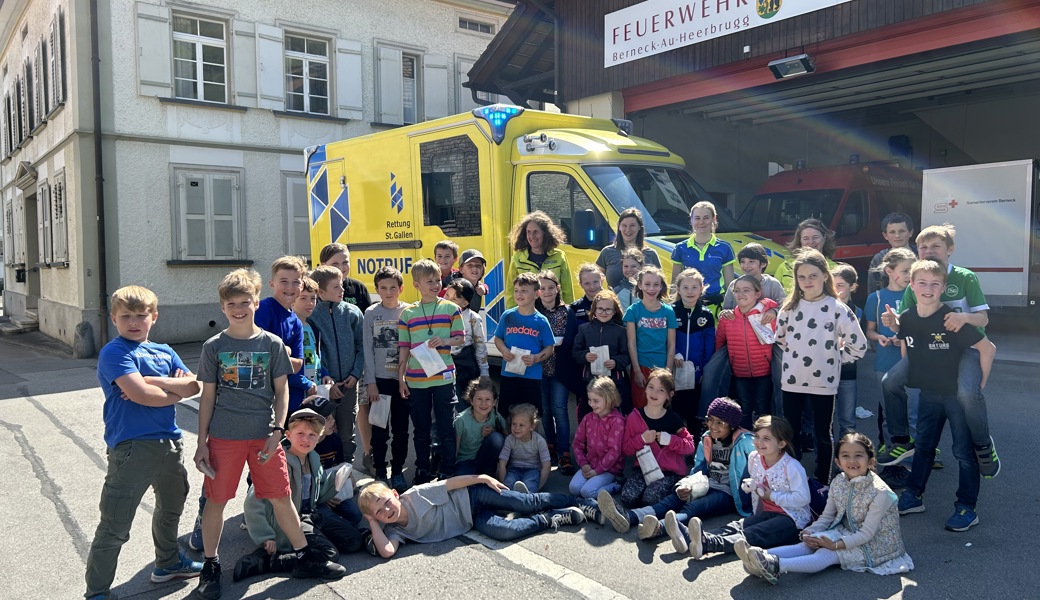 Rettung St. Gallen war zu Besuch beim MachMitTreff in Berneck