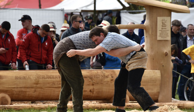 In Altstätten läuft das Rheintal-Oberländische Schwingfest: 42 Bilder