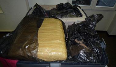 Drogenhund findet 14 Kilo Hasch