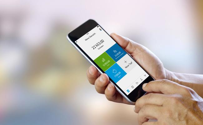 Die Bank im Handy