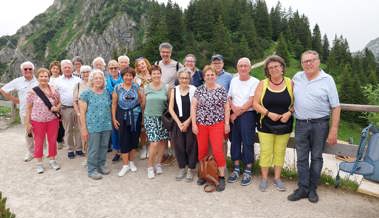 Sängerschar auf Erkundungstour: Von der Breitachklamm bis zum Tegelberg