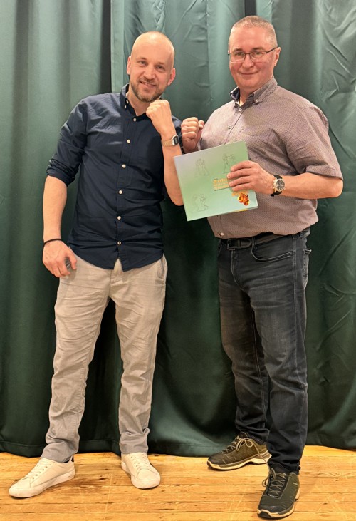 Trainer im Box Gym NAB Rheintal (von links): Moritz Umminger und Rico Zanga.