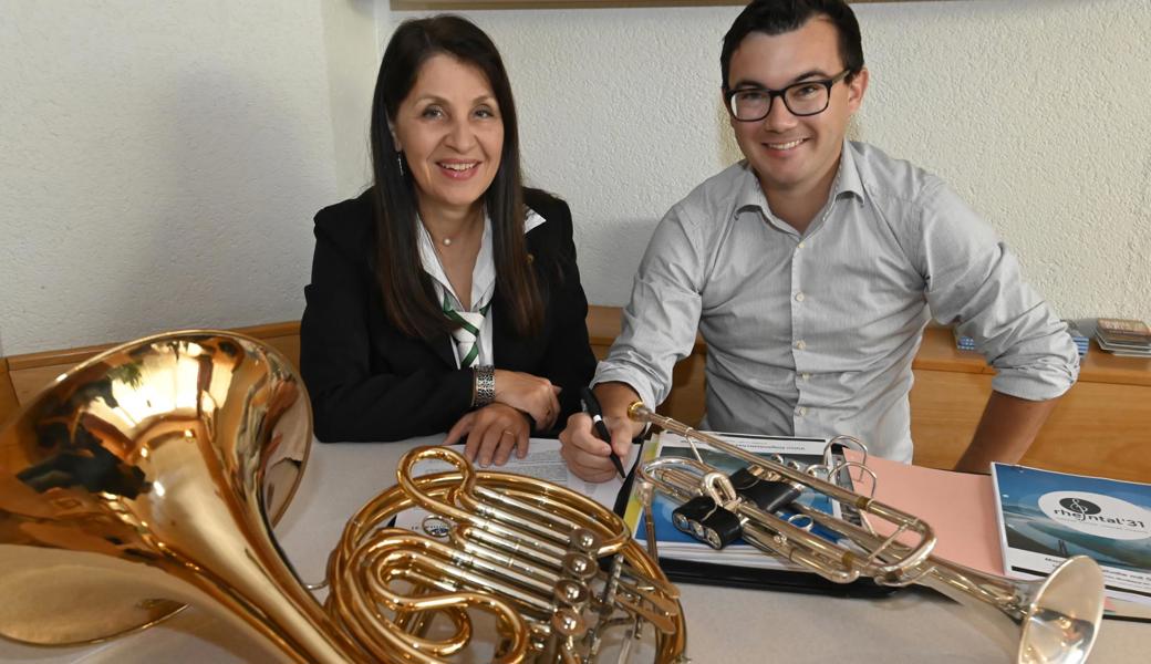 Ein Eidgenössisches Musikfest im Rheintal: «Das Rheintal kann das», sind Verena Federli und Simon Büchel überzeugt.