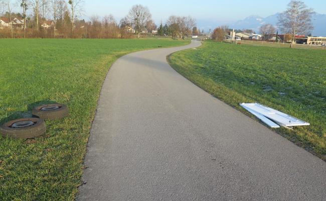 Verloren? Absichtlich zurückgelassen?