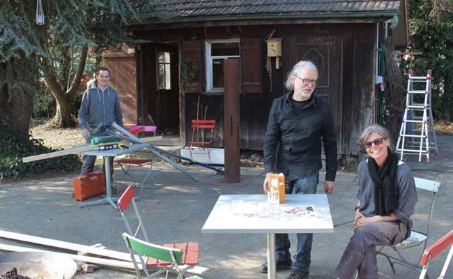 Ein Dorf aus Containern