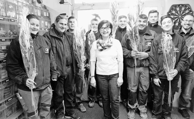 Christina Brühwiler seit 30 Jahren im Dienst
