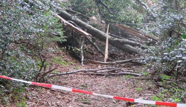 Wichtige Wanderroute gesperrt