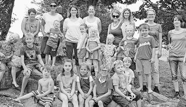 Velofahrt zum Spielplatz