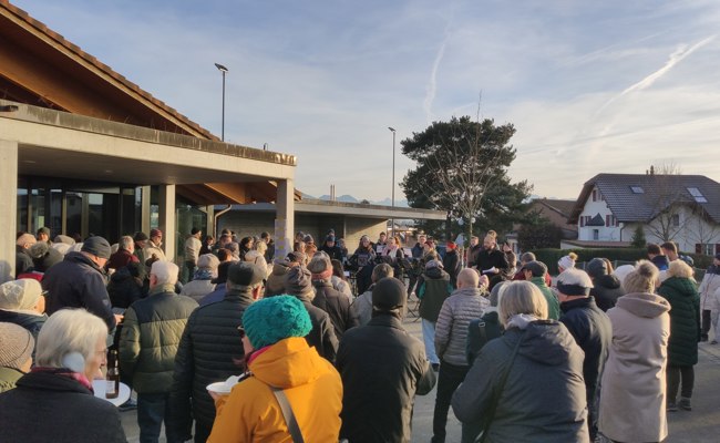 Neujahrsbegrüssung mit Ansprache beim Progy