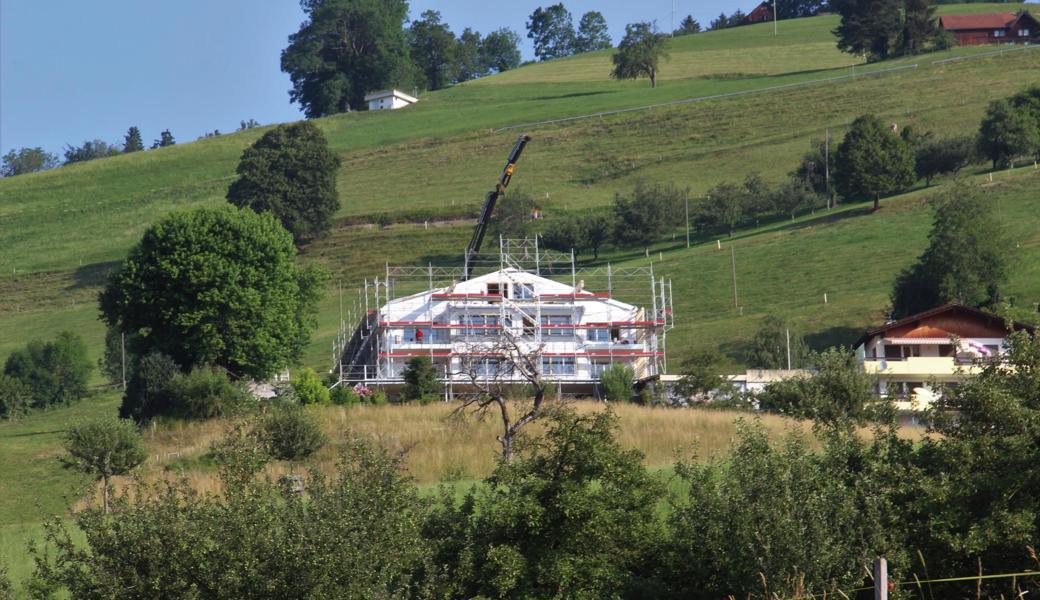 Der Neubau an der Stelle des früheren Aussichtsrestaurants Ziel am Altstätter Kornberg.