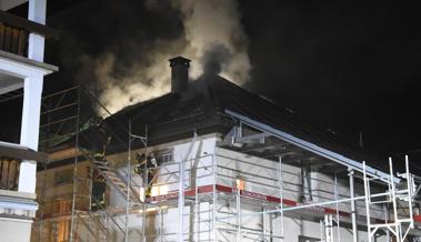 Brand in Dachwohnung
