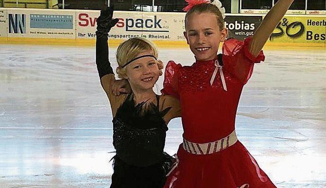 Die Eisläuferinnen präsentierten sich von ihrer besten Seite.