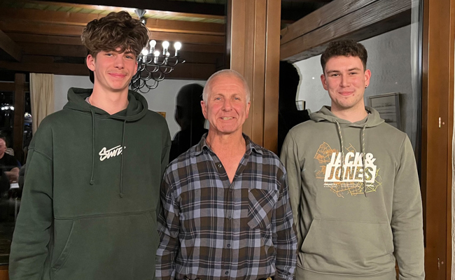 Sean Bär und Lars Kressig wurden als Jungbürger begrüsst