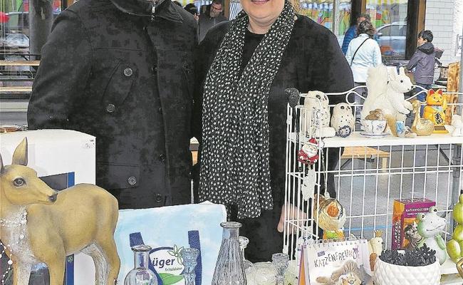 Der Flohmarkt war wetterfest