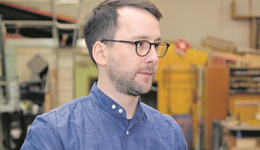 Alex Schmitter stellte das Wid­nauer Unternehmen vor.