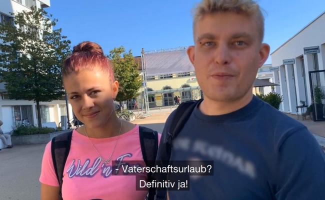 Video: Was halten die Rheintaler vom Vaterschaftsurlaub?