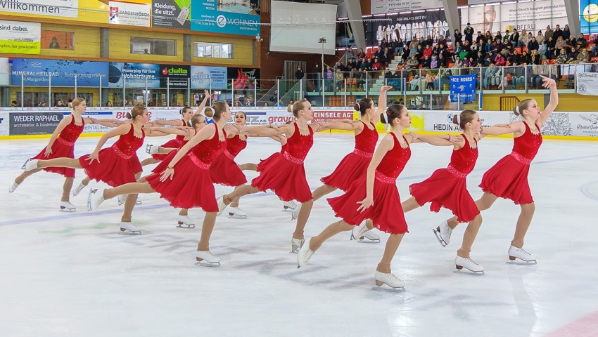 Die Ice Spice holten mit ihrer neuen Kür in Widnau erste Wettkampferfahrungen.