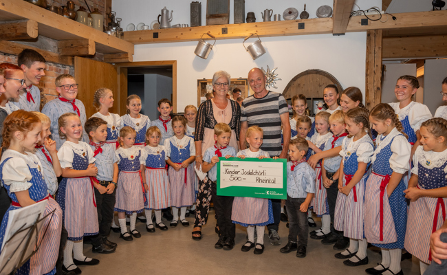Rheintaler-Donnerstag-Club sponsert das Kinder Jodelchörli