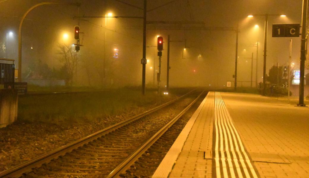 So ruhig  wird es am Bahnhof Heerbrugg Anfang März nicht sein.