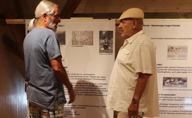 Bilder der Ausstellung über Hedwig Scherrer
