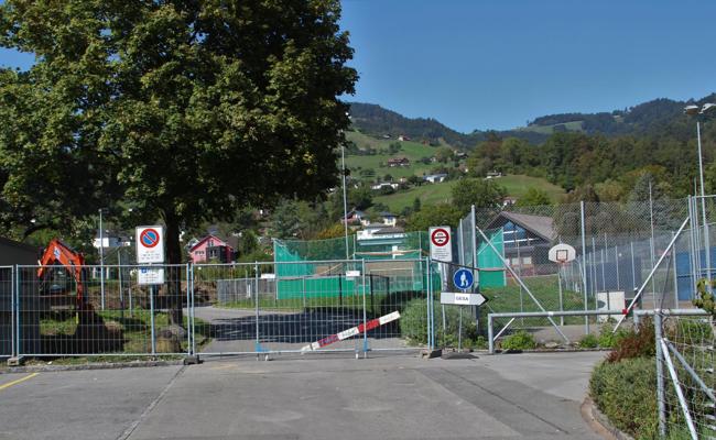 Fussgänger umgeleitet