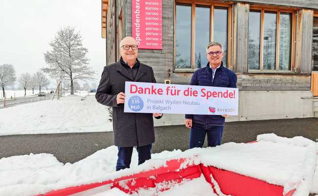 Ortsgemeinde Schmitter unterstützt das RHYBOOT
