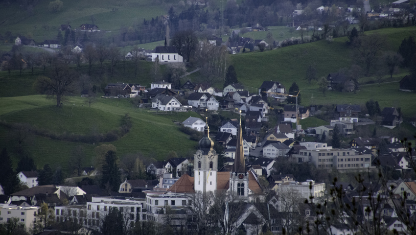 Unterwegs von Marbach über den Kapf nach Lüchingen.